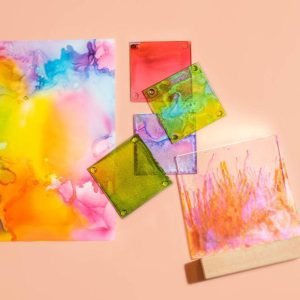 LED Light with Alcohol Ink Family Style Craft Pack